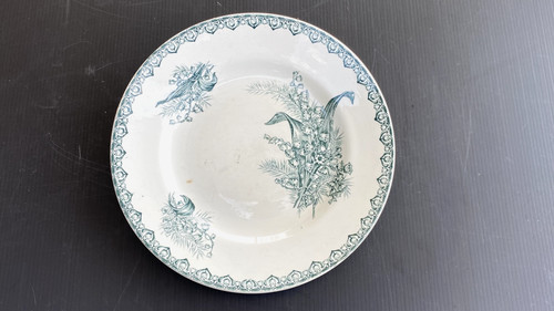 Ancienne assiette muguet - assiette,