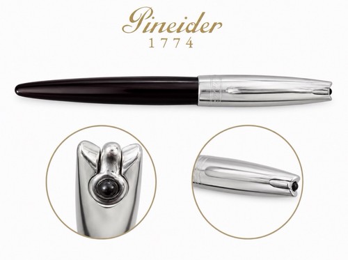 Pineider stylo bille - stylo, marbré