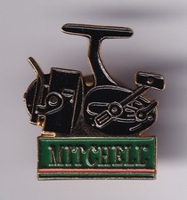 RARE PINS PIN'S .. SPORT PECHE FISHING POISSON FISH MOULINET MITCHELL FRANCE ~GB