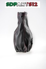 Soufflet Levier De Vitesse Cuir Noir Couture Rouge VW Passat Golf 3 4 5 Lupo Fox