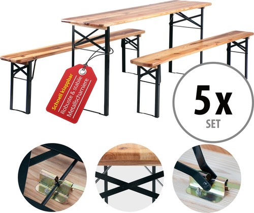 Ensemble brasserie table - 5x,