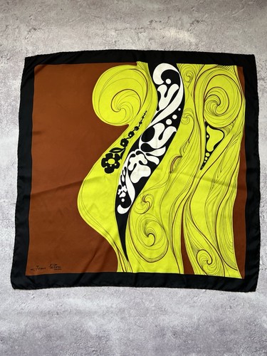 Ancien foulard soie - foulard, en