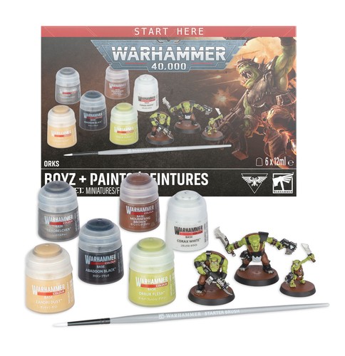 40k ork boyz paints - 40k,
