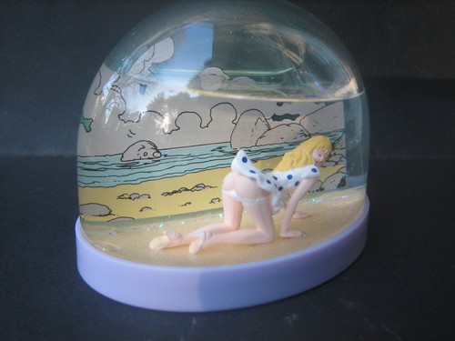 Figurine boule neige miel - figurine,
