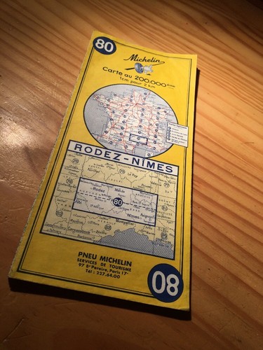 Ancienne carte routière - carte,