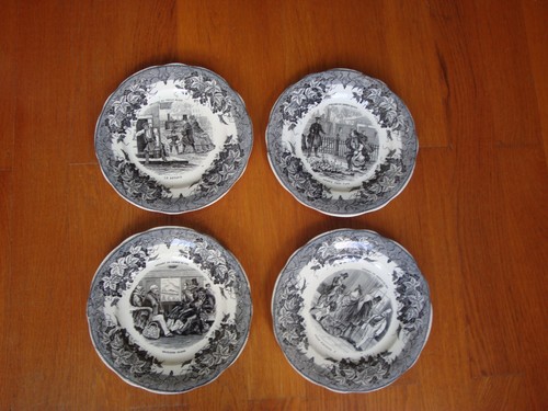 Assiettes parlantes voyages - assiettes,