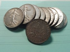 Lot de 10 X 2 Francs SEMEUSE