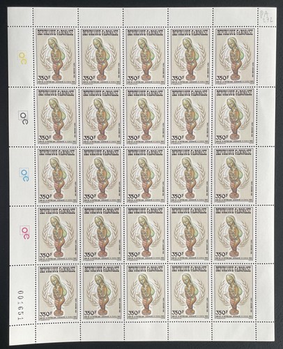 Gabon 1986 272 planche - pa,