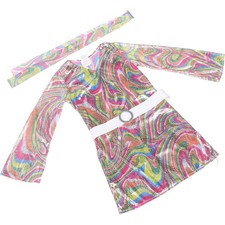  1 Set Robe Vintage à Manches