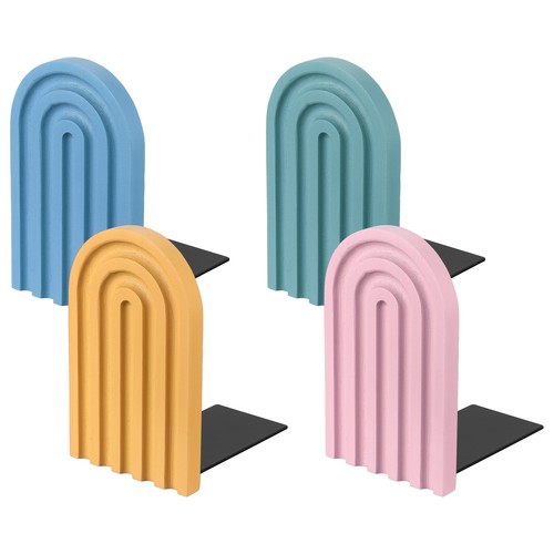 4pcs supports livres arc bois - 4pcs,