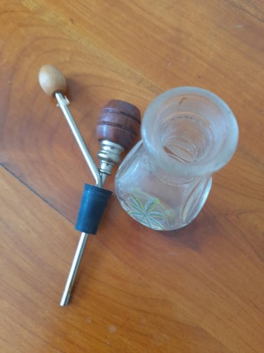 Pipe eau verre et bois - en,