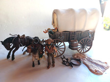 Schleich Far West : Chariot de pionnier (incomplet ,pour Pieces )
