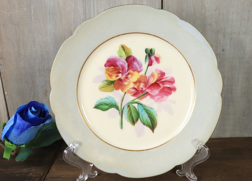 Assiette ancien porcelaine - en,