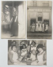 CPA photo-carte , MODE  , J. BRESSOL , lot de 3 cpa de même provenance  . RARE .