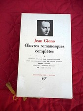 PLEIADE GIONO Oeuvres Romanesques Complètes Tome I 1987