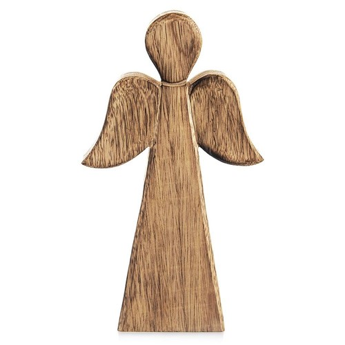 Figurine noël ange bois - figurine,