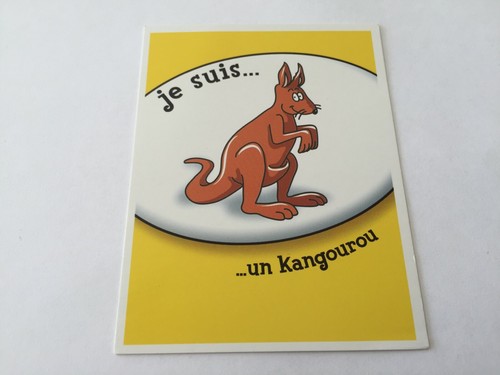 Carte suis kangourou - carte, un