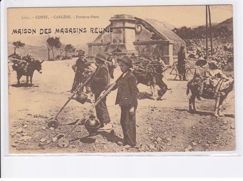 Cargese porteurs eau - cargese:,