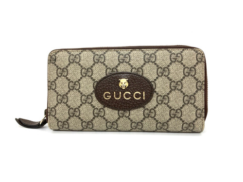 Portefeuille zippé gucci - zippé, gg