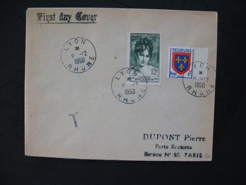 Fdc 1950 875 madame - n°,