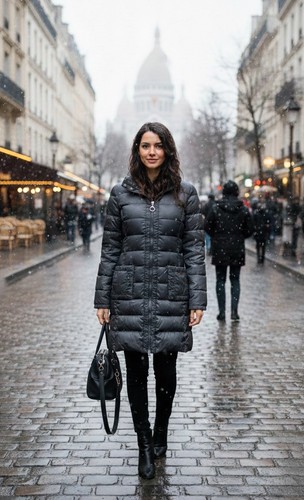 Les plumes lui manteau - lui,
