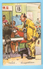 Paul  ORDNER   carte postale Humour CHEVAUX  TIERCE  TURFISTE  70/80