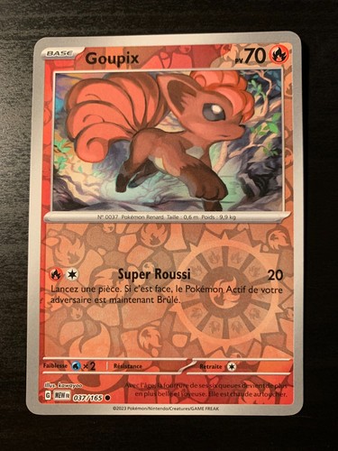 Carte pokémon reverse goupix - carte,