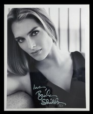 115. Photo Signée 10"X8" De Brooke Shields, Actrice Américaine, Modèle.