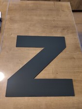 Lettre Enseigne Décorative Métal Z