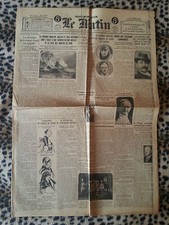 JOURNAL ANCIEN / LE MATIN /