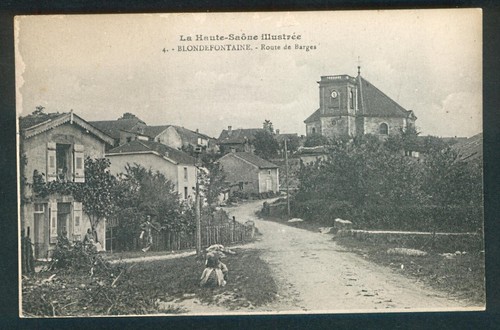 Cpa blondefontaine route - cpa,