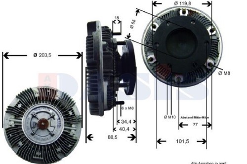 Embrayage ventilateur pour