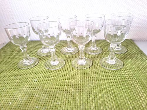 Anciens verres liqueur - verres, à