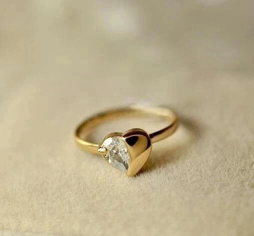Bague alliance 14k plaqué - bague,