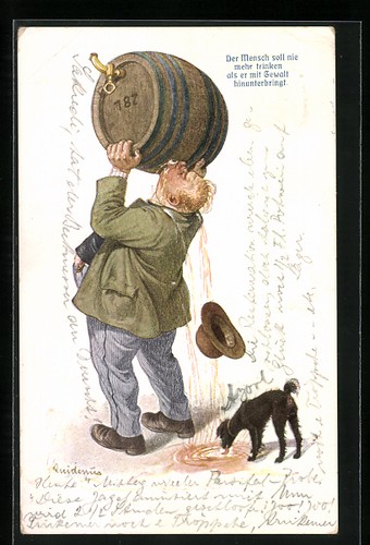 Carte postale artiste fritz - postale,
