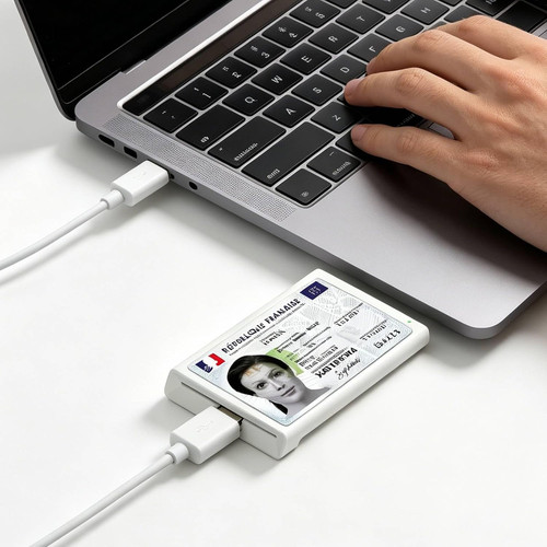 Lecteur cartes usb avec - lecteur,