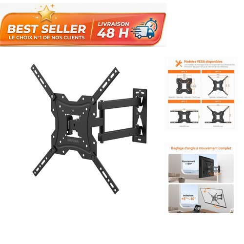 Support mural orientable - support,