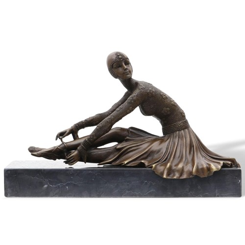 Statuette bronze danseuse - statuette, en