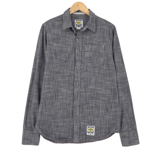 Superdry chemise jean - jean, homme