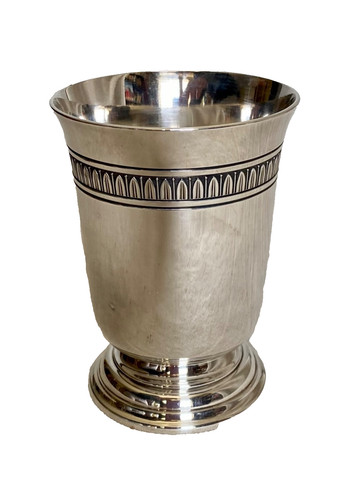 Timbale métal argenté - métal,