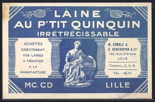 Carte postale artiste lille - carte, d'artiste