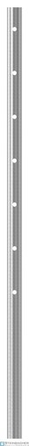 Poteau garde corps - poteau, inox