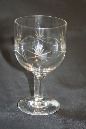 Verre table ancien - verre,