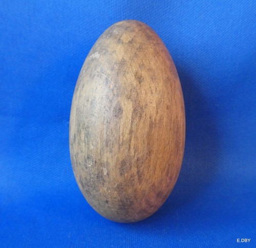 Ancien oeuf bois - bois,