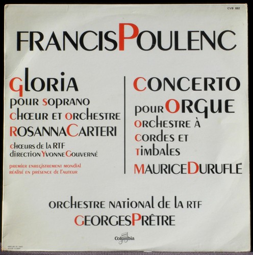 Poulenc carteri duruflé - poulenc,