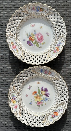 Meissen paire d assiettes - meissen, d’assiettes