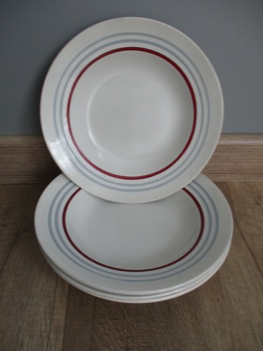 Assiettes creuses anciennes - 4,