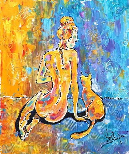 Peinture originale huile - originale, à