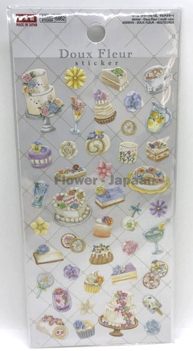 Doux fleux design sticker - doux,