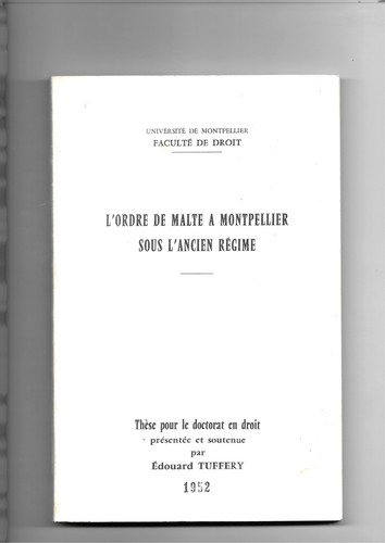 Ordre malte à - l'ordre, de